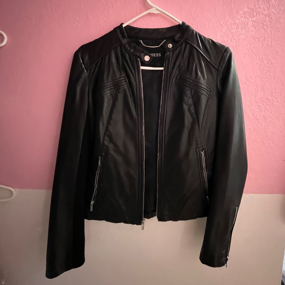 Express faux leather jacket